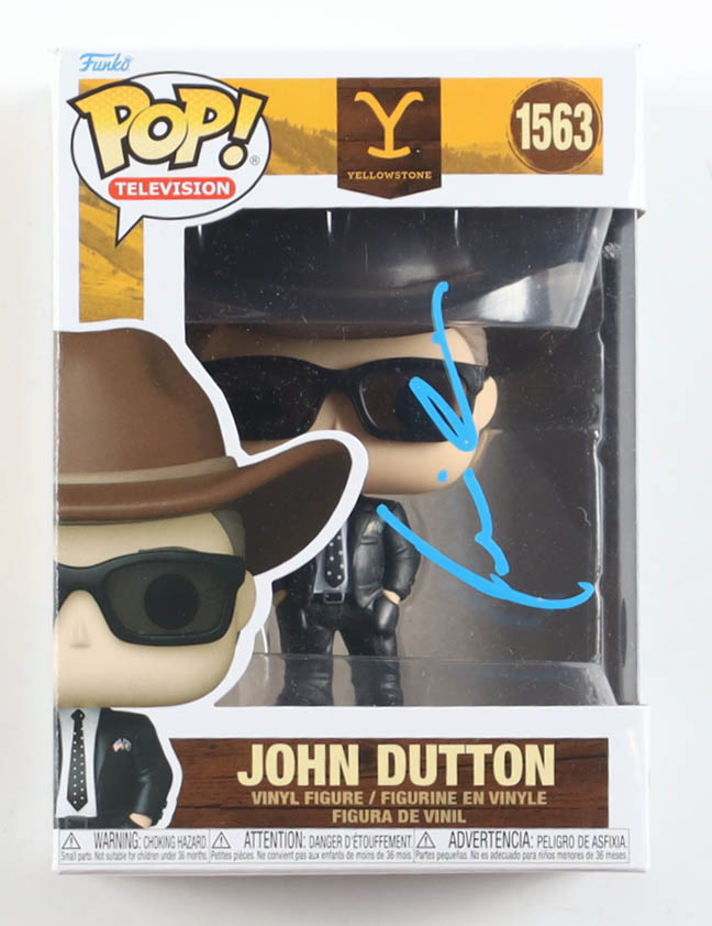 Kevin Costner Signed "Yellowstone" #1563 John Dutton Funko Pop! Vinyl Figure (AWM) at PristineAuction.com Kevin Costner Signed "Yellowstone" #1563 John Dutton Funko Pop! Vinyl Figure (AWM) at PristineAuction.com