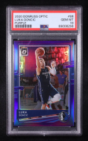 Luka Doncic 2020-21 Donruss Optic Purple #86 (PSA 10) at PristineAuction.com