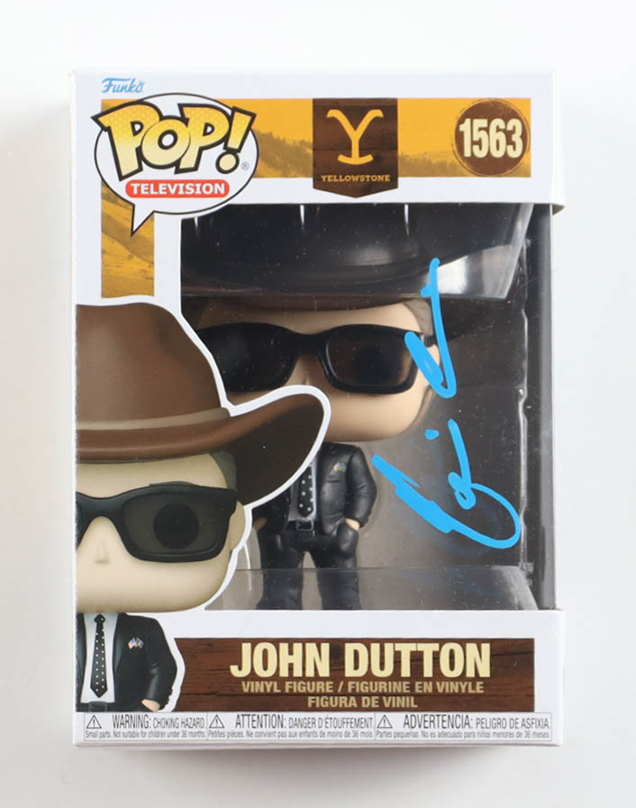 Kevin Costner Signed "Yellowstone" #1563 John Dutton Funko Pop! Vinyl Figure (AWM) at PristineAuction.com Kevin Costner Signed "Yellowstone" #1563 John Dutton Funko Pop! Vinyl Figure (AWM) at PristineAuction.com