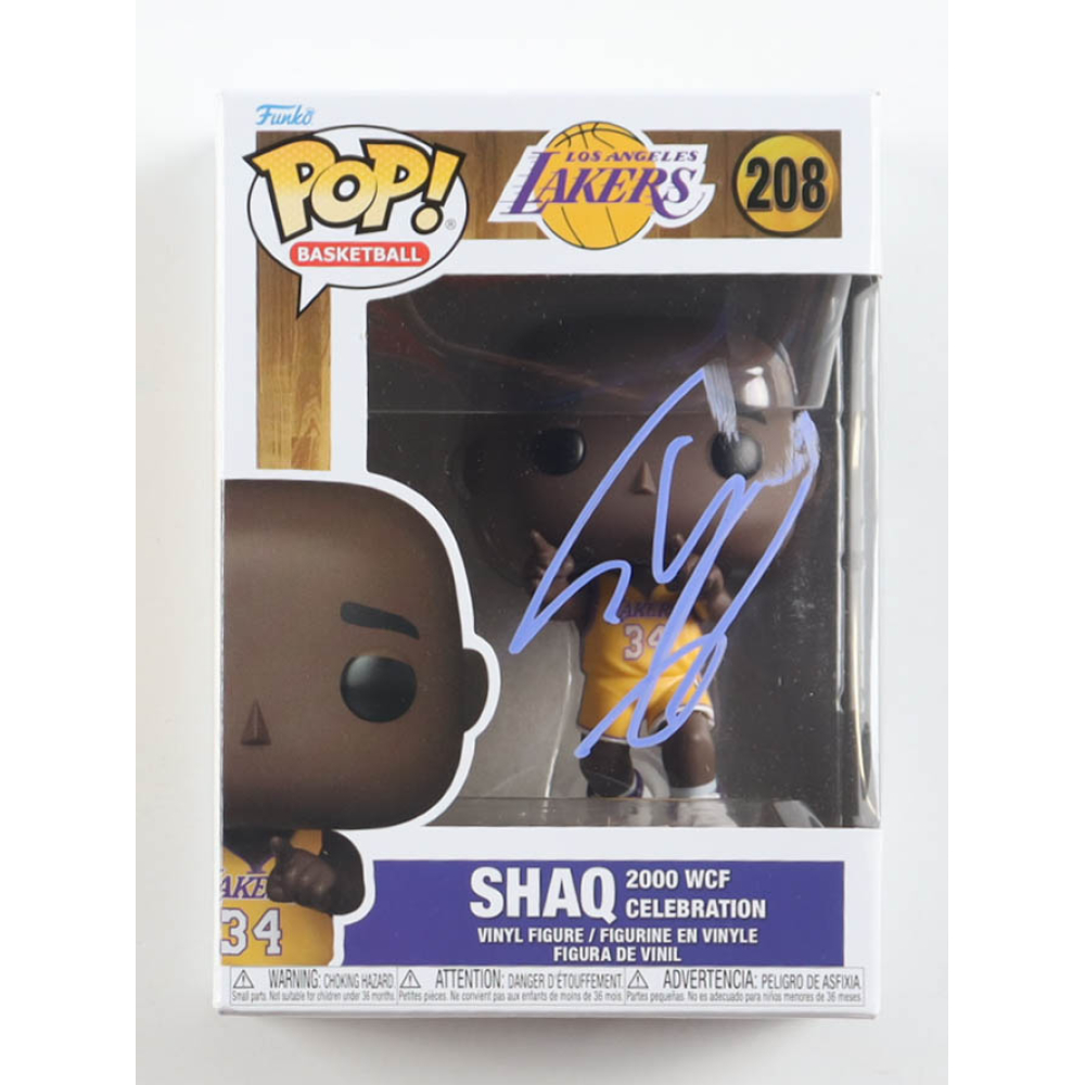 Shaquille O'Neal Signed Lakers #208 Shaq 2000 WCF Celebration Funko Pop! Vinyl Figure (AWM) at PristineAuction.com