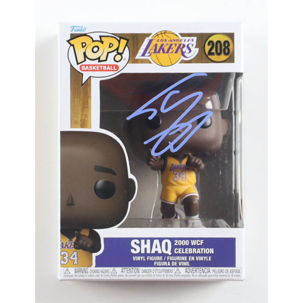 Shaquille O'Neal Signed Lakers #208 Shaq 2000 WCF Celebration Funko Pop! Vinyl Figure (AWM) at PristineAuction.com