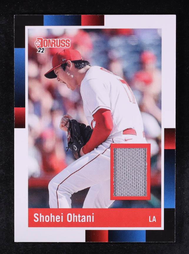 Shohei Ohtani 2022 Donruss Retro '88 Materials #18 at PristineAuction.com Shohei Ohtani 2022 Donruss Retro '88 Materials #18 at PristineAuction.com