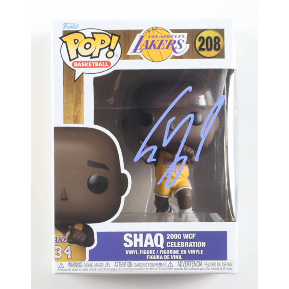 Shaquille O'Neal Signed Lakers #208 Shaq 2000 WCF Celebration Funko Pop! Vinyl Figure (AWM) at PristineAuction.com