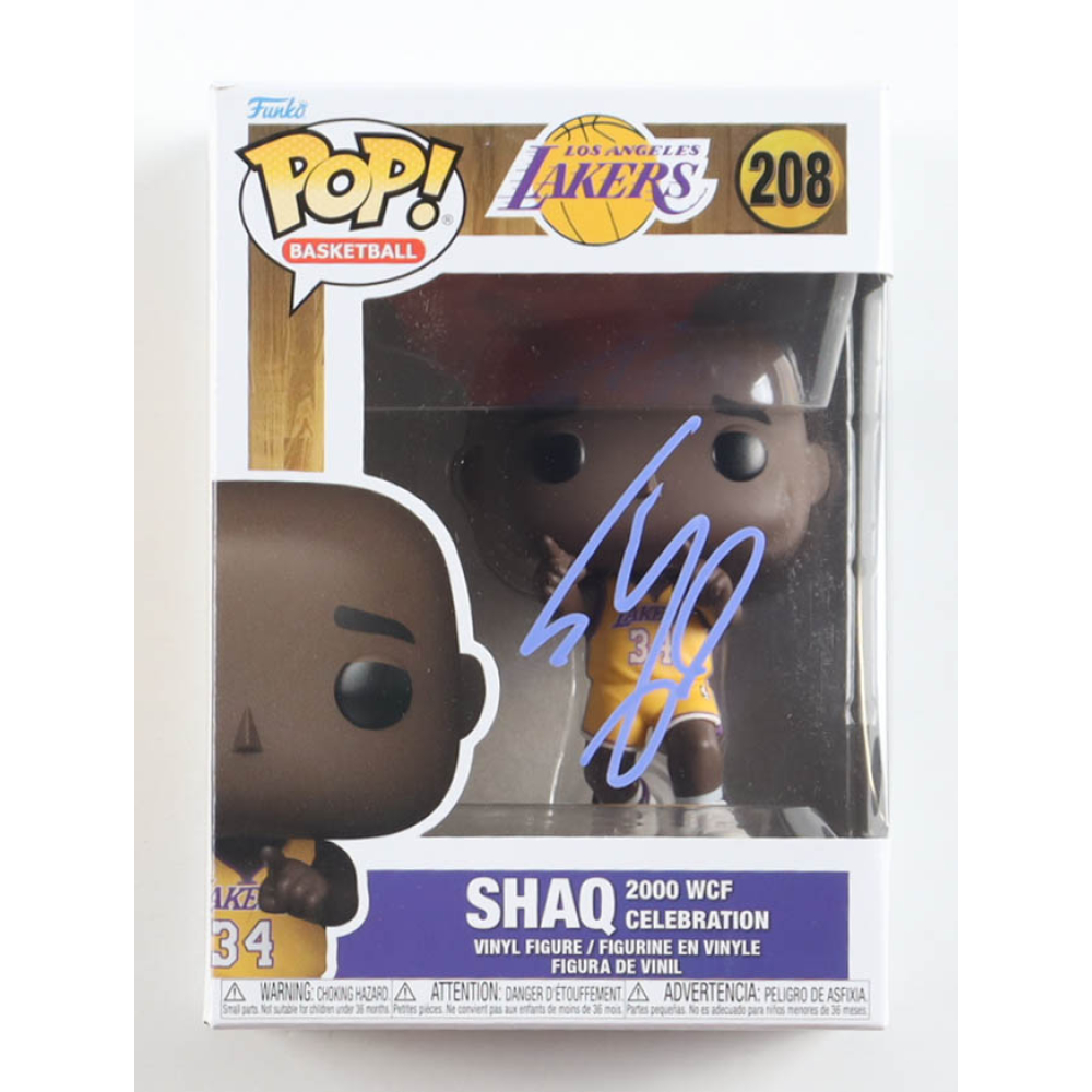 Shaquille O'Neal Signed Lakers #208 Shaq 2000 WCF Celebration Funko Pop! Vinyl Figure (AWM) at PristineAuction.com