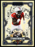 Tetairoa McMillan 2024 Wild Card 5 Card Draw Turquoise Foil #S5CDCLTM #2/3 RC at PristineAuction.com