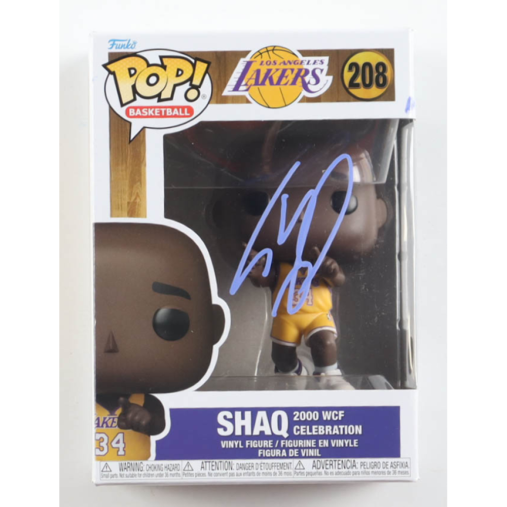 Shaquille O'Neal Signed Lakers #208 Shaq 2000 WCF Celebration Funko Pop! Vinyl Figure (AWM) at PristineAuction.com