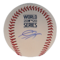 Gavin Lux Signed 2020 World Series Baseball (MLB & Fanatics) at PristineAuction.com