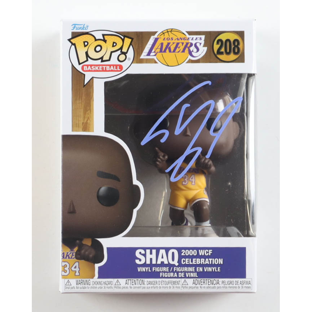 Shaquille O'Neal Signed Lakers #208 Shaq 2000 WCF Celebration Funko Pop! Vinyl Figure (AWM) at PristineAuction.com
