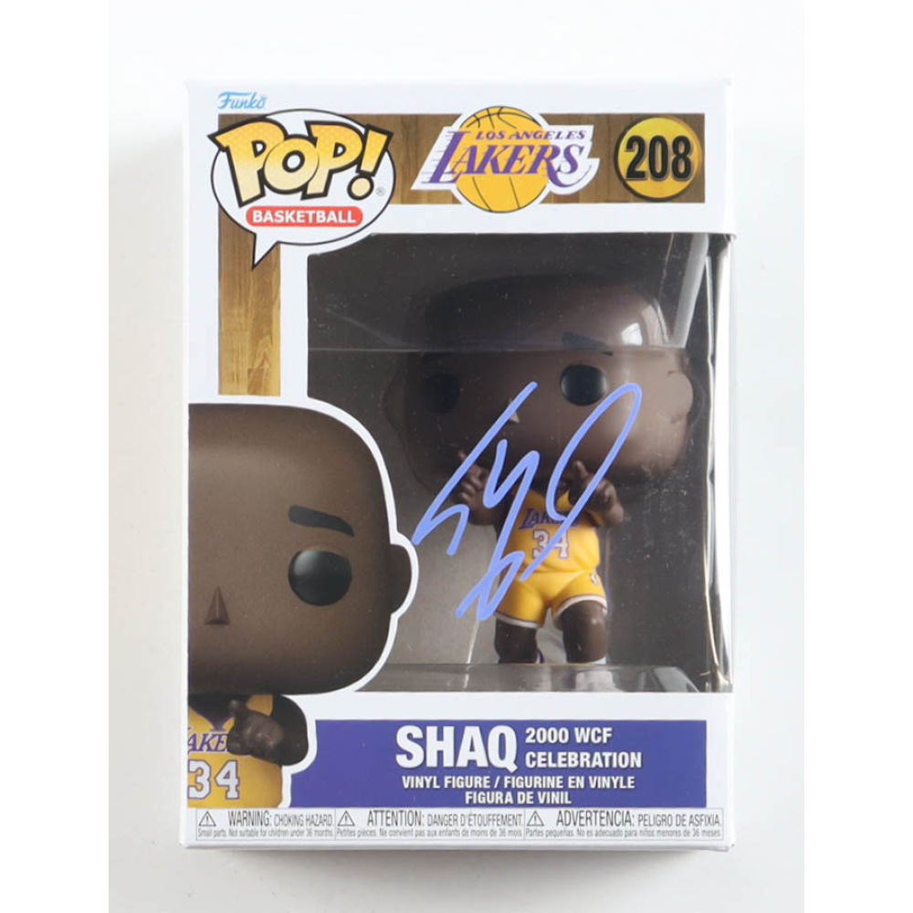 Shaquille O'Neal Signed Lakers #208 Shaq 2000 WCF Celebration Funko Pop! Vinyl Figure (AWM) at PristineAuction.com