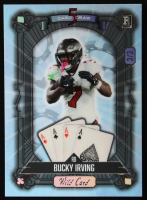 Bucky Irving 2024 Wild Card 5 Card Draw 4 Aces Multicolor Silver Foil #S5CDC #3/3 RC at PristineAuction.com