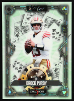 Brock Purdy 2024 Wild Card 5 Card Draw Silver Holo Foil #S5CDCLBP #2/5 at PristineAuction.com