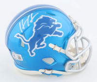 Hendon Hooker Signed Lions Flash Alternate Speed Mini Helmet (Beckett) at PristineAuction.com