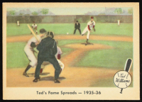 Ted Williams 1959 Fleer #5 / Ted's Fame Spreads at PristineAuction.com