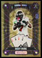 Bucky Irving 2024 Wild Card 5 Card Draw 4 Aces Multicolor Diamond Foil #S5CDCBI #1/3 RC at PristineAuction.com