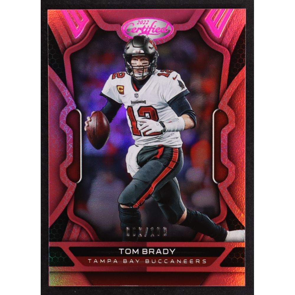 Tom Brady 2022 Certified Mirror Pink #92 #62/199 at PristineAuction.com