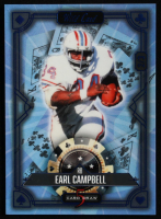 Earl Campbell 2024 Wild Card 5 Card Draw Blue Sapphire Holo Foil #S5CDCLEC #2/3 at PristineAuction.com