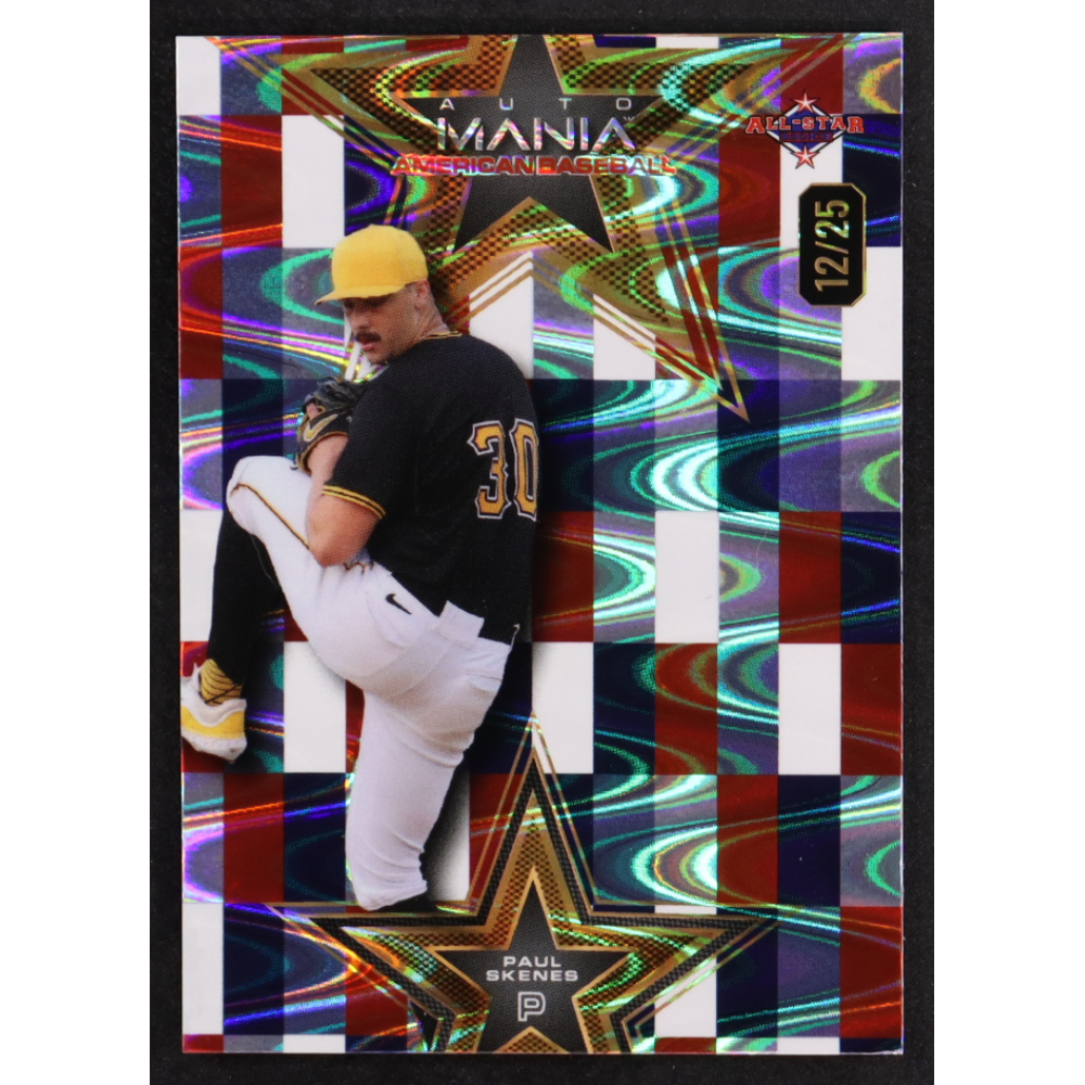 Paul Skenes 2024 Wild Card Automania Lava #AMASPS RC #12/25 at PristineAuction.com