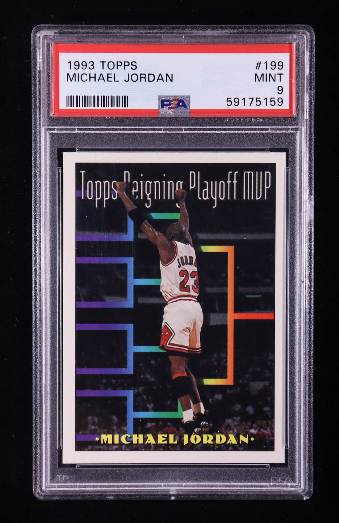Michael Jordan 1993-94 Topps #199 FPM (PSA 9) at PristineAuction.com Michael Jordan 1993-94 Topps #199 FPM (PSA 9) at PristineAuction.com