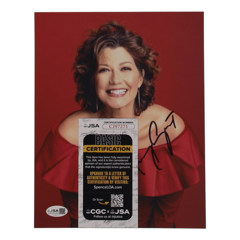 Amy Grant Signed 8x10 Photo (JSA) at PristineAuction.com Amy Grant Signed 8x10 Photo (JSA) at PristineAuction.com