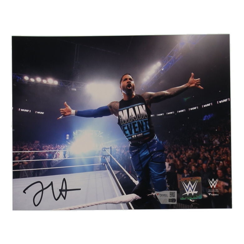 Jey Uso Signed WWE 8x10 Photo (Fanatics) at PristineAuction.com Jey Uso Signed WWE 8x10 Photo (Fanatics) at PristineAuction.com
