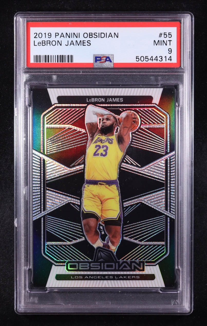 LeBron James 2019-20 Panini Obsidian #55 (PSA 9) at PristineAuction.com LeBron James 2019-20 Panini Obsidian #55 (PSA 9) at PristineAuction.com