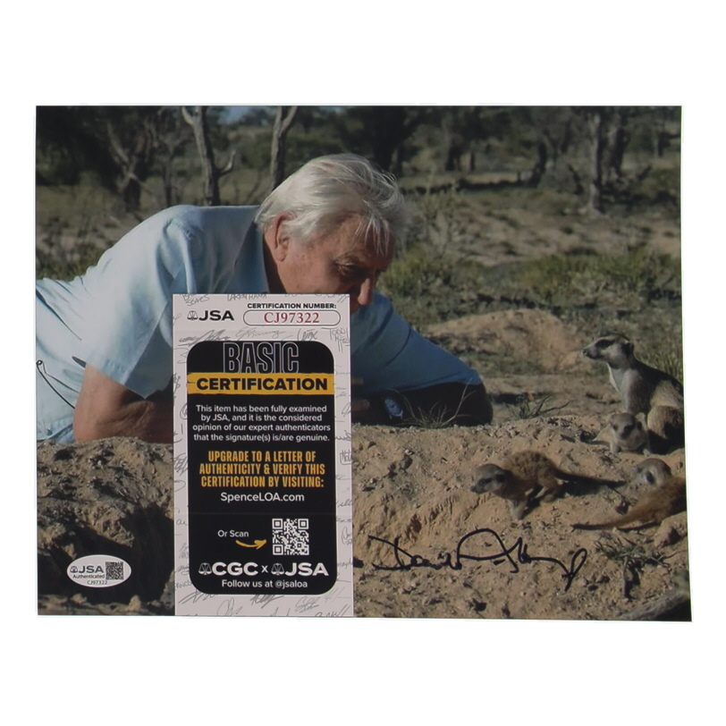 David Attenborough Signed "Planet Earth" 8x10 Photo (JSA) at PristineAuction.com David Attenborough Signed "Planet Earth" 8x10 Photo (JSA) at PristineAuction.com
