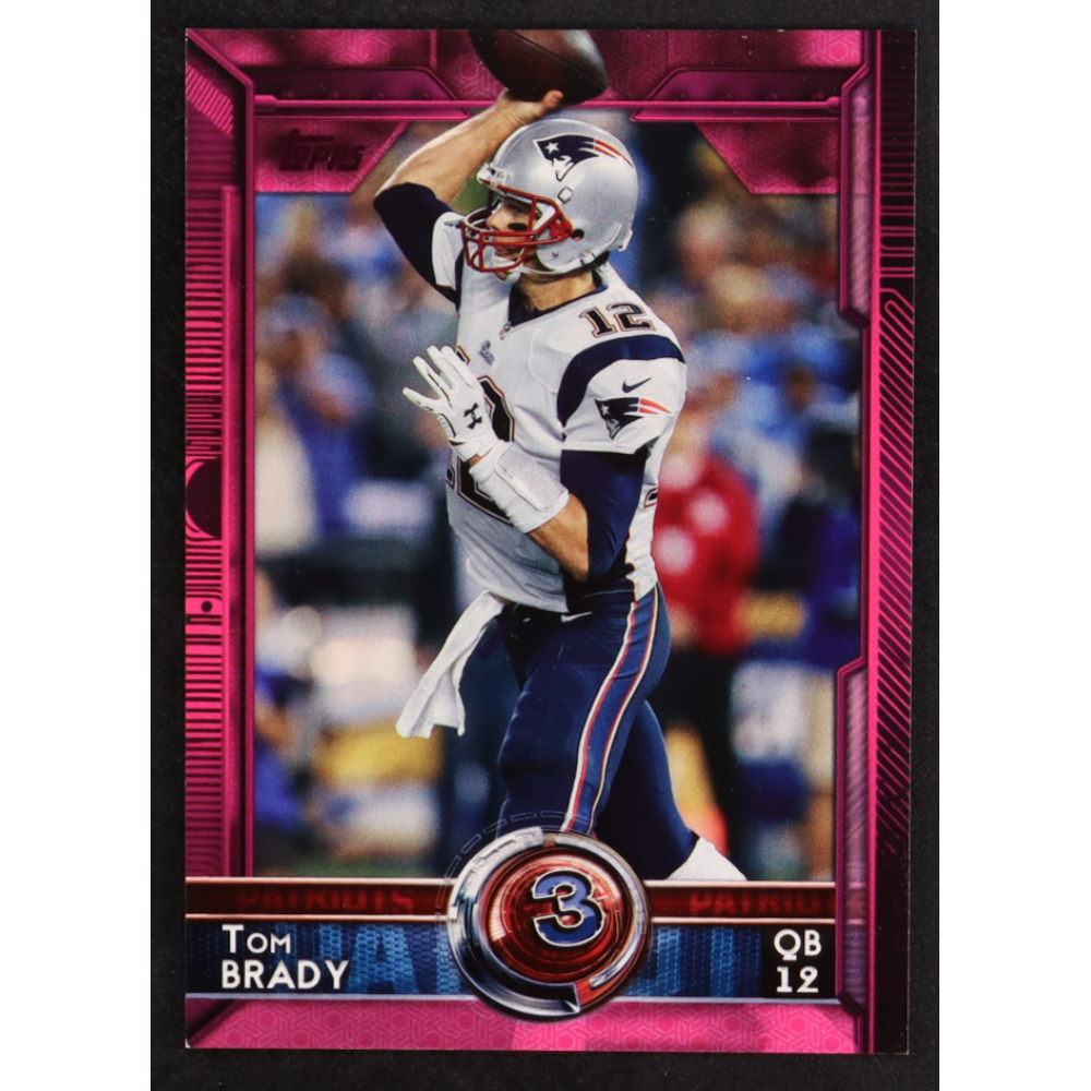 Tom Brady 2015 Topps 2015 Topps Pink #351 #411/499 at PristineAuction.com