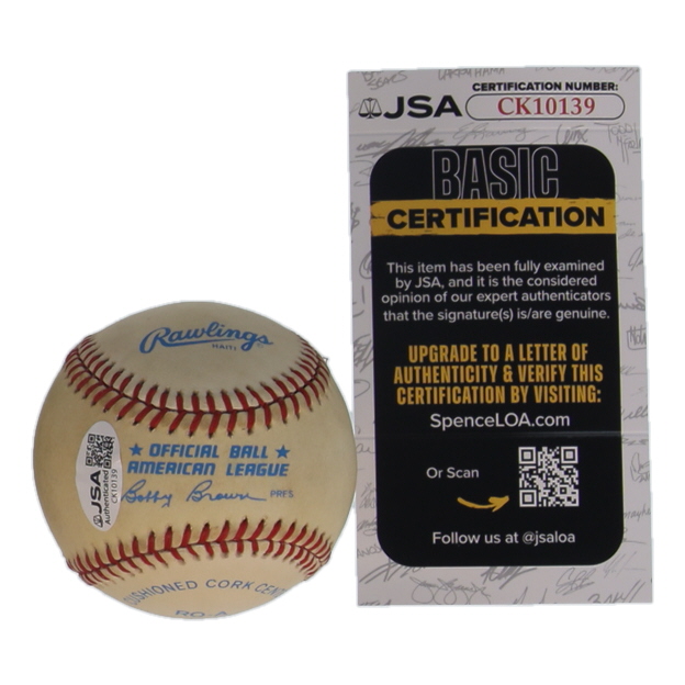 Eddie Murray Signed OAL Baseball (JSA) at PristineAuction.com Eddie Murray Signed OAL Baseball (JSA) at PristineAuction.com