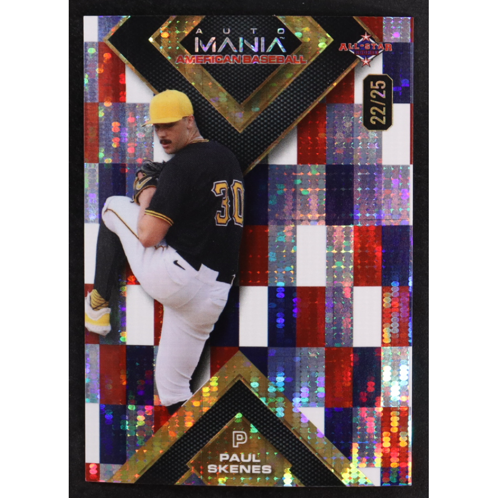 Paul Skenes 2024 Wild Card Automania Pulsar #AMASQPS RC #22/25 at PristineAuction.com