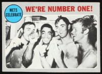 Mets Celebrate with Nolan Ryan 1970 Topps #198 NL Playoff Summary at PristineAuction.com