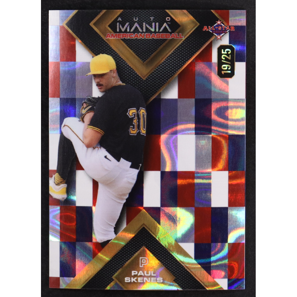 Paul Skenes 2024 Wild Card Automania Lava #AMACPS RC #19/25 at PristineAuction.com