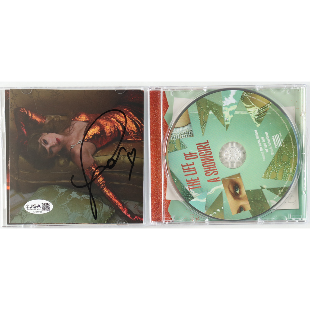 Taylor Swift Signed "The Life of a Showgirl" CD Album Insert (JSA) at PristineAuction.com
