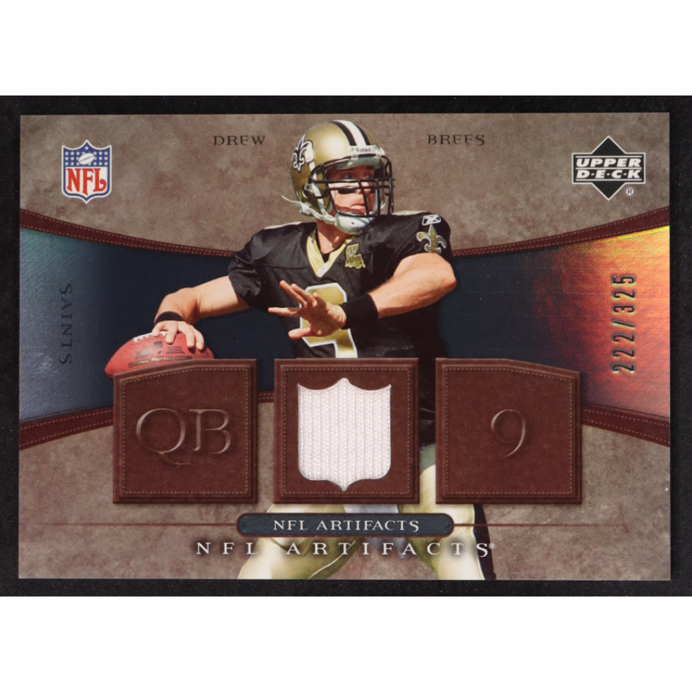 Drew Brees 2007 Artifacts NFL Artifacts #NFLDR #222/325 at PristineAuction.com