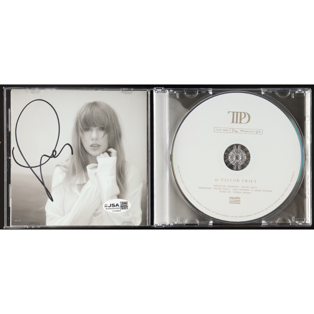Taylor Swift Signed "The Tortured Poets Department" CD Album Insert (JSA) at PristineAuction.com