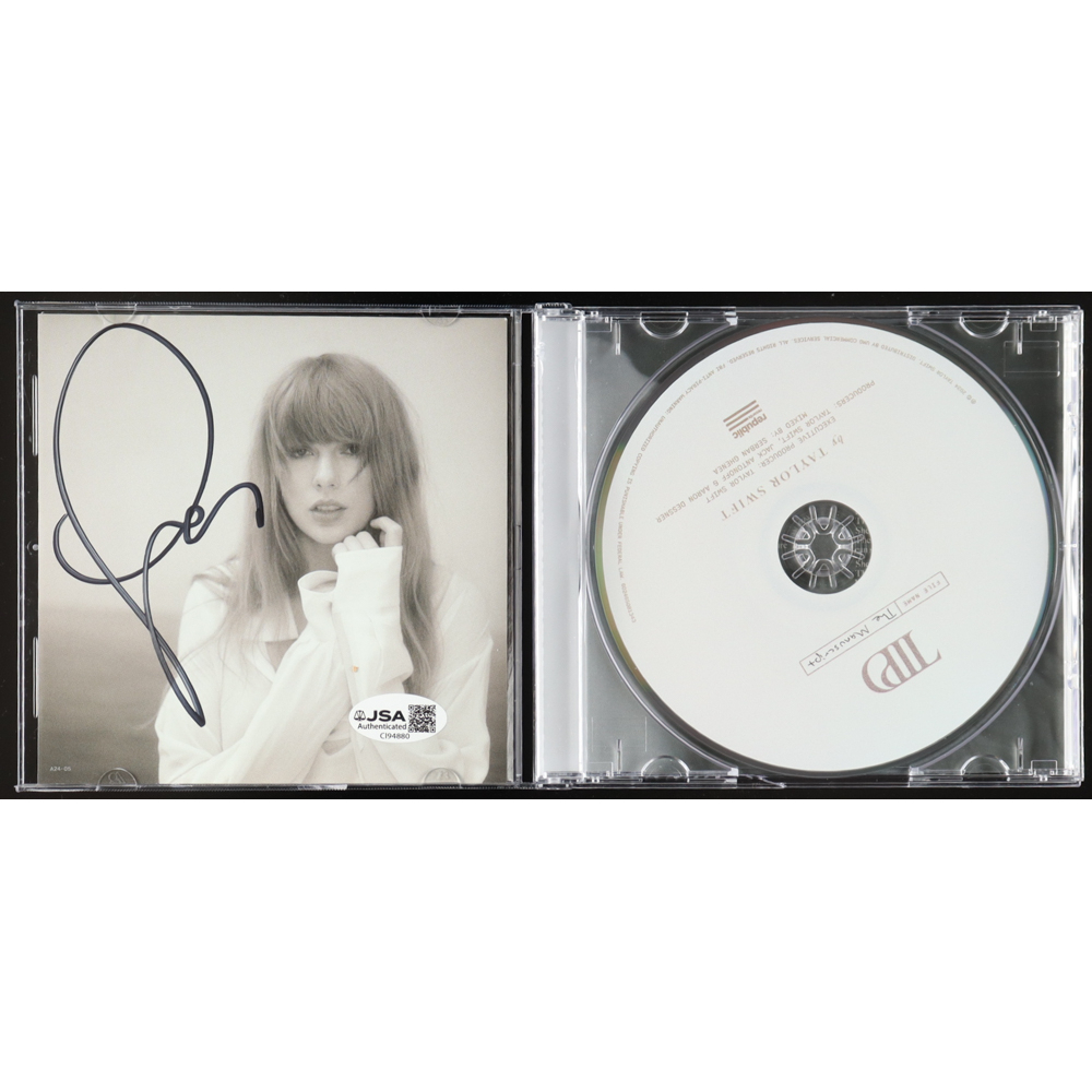 Taylor Swift Signed "The Tortured Poets Department" CD Album Insert (JSA) at PristineAuction.com