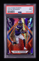 Justin Jefferson 2020 Panini Phoenix Fire Burst #111 RC (PSA 9) at PristineAuction.com
