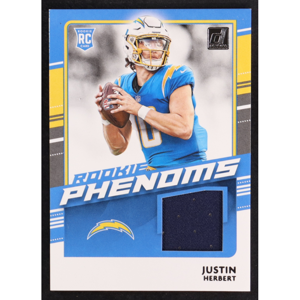 Justin Herbert 2020 Donruss Optic Rookie Phenoms Jerseys #3 RC at PristineAuction.com