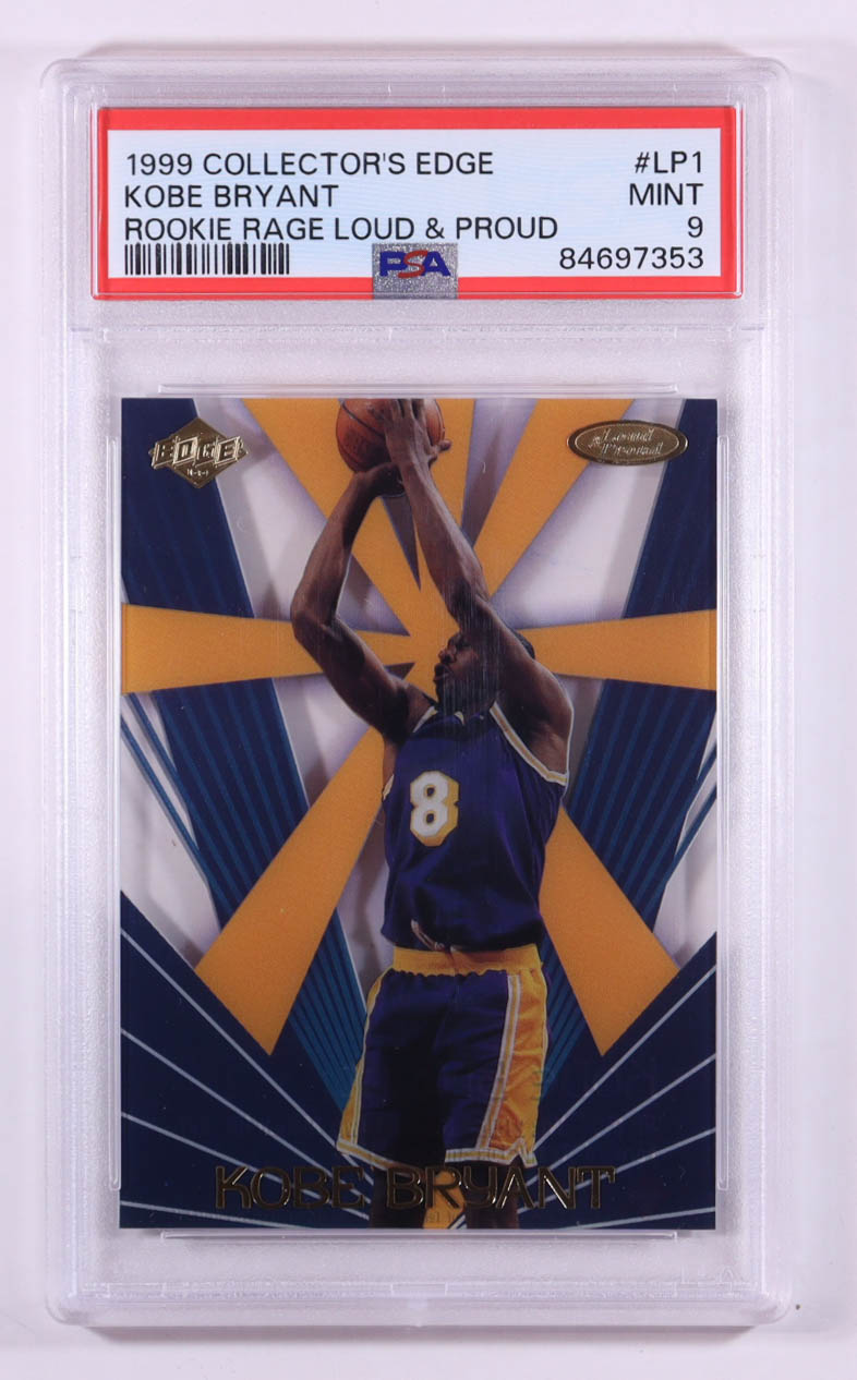 Kobe Bryant 1999 Collector's Edge Rookie Rage Loud & Proud #LP-1 (PSA 9) at PristineAuction.com Kobe Bryant 1999 Collector's Edge Rookie Rage Loud & Proud #LP-1 (PSA 9) at PristineAuction.com