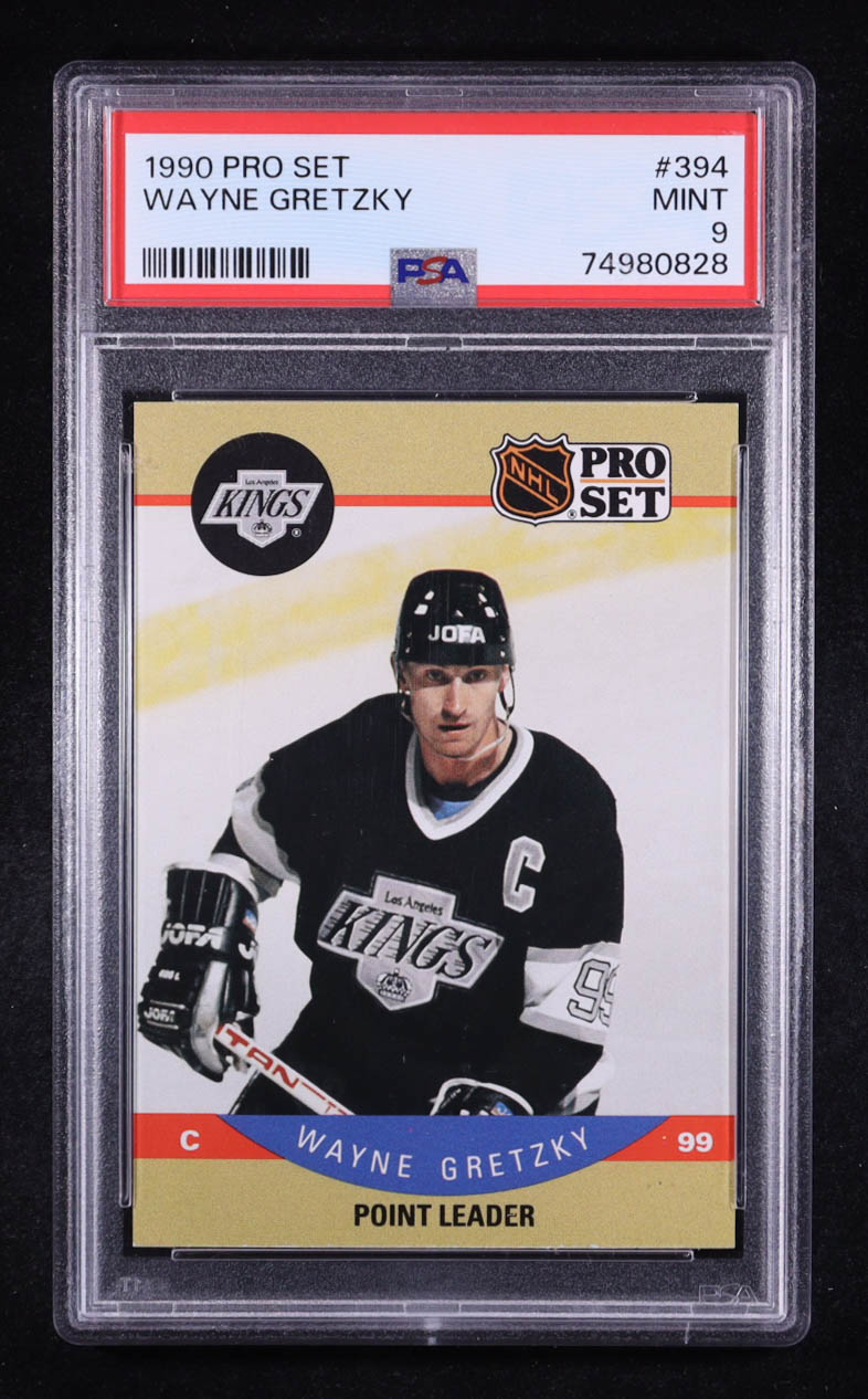 Wayne Gretzky 1990 Pro Set Point Leader #394 (PSA 9) at PristineAuction.com Wayne Gretzky 1990 Pro Set Point Leader #394 (PSA 9) at PristineAuction.com