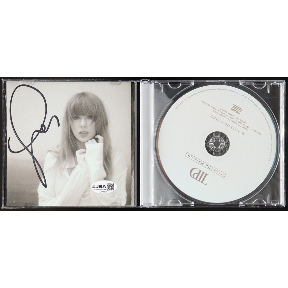 Taylor Swift Signed "The Tortured Poets Department" CD Album Insert (JSA) at PristineAuction.com