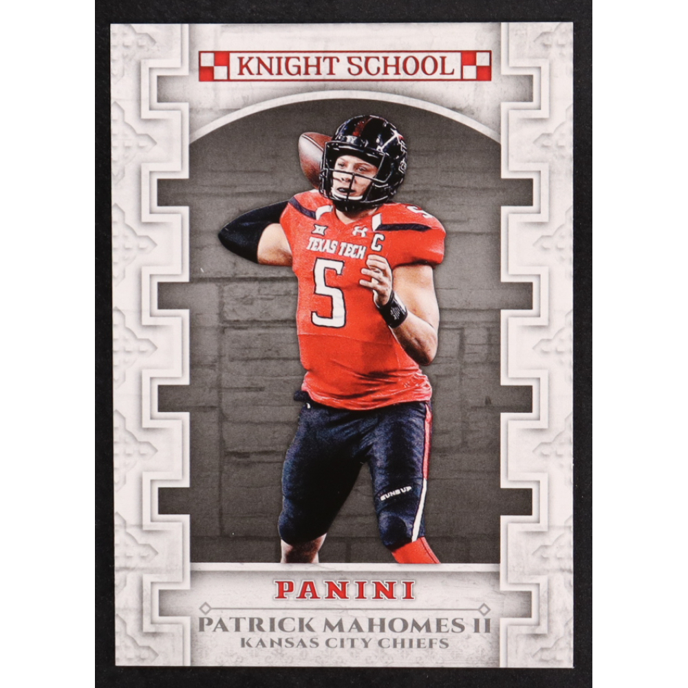 Patrick Mahomes II 2017 Panini Knight School #KNSPM RC at PristineAuction.com