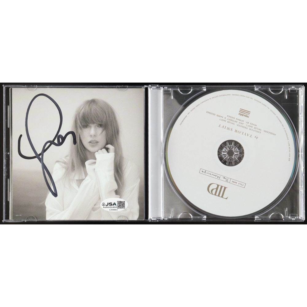 Taylor Swift Signed "The Tortured Poets Department" CD Album Insert (JSA) at PristineAuction.com