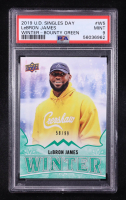 LeBron James 2019 Upper Deck Singles Day Winter Green #W5 #58/99 (PSA 9) at PristineAuction.com