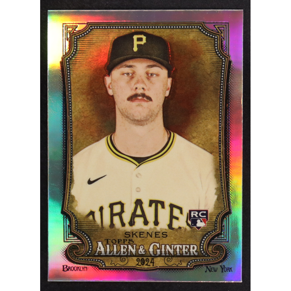 Paul Skenes 2024 Topps Allen and Ginter Silver Portrait #282 RC at PristineAuction.com