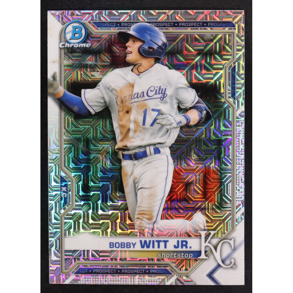 Bobby Witt Jr. 2021 Bowman Chrome Prospects Mega Box #BCP1 RC at PristineAuction.com