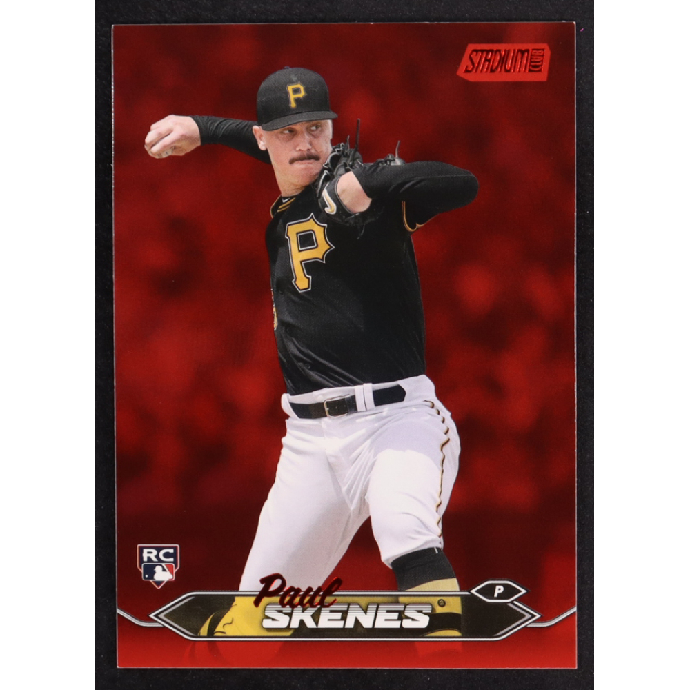 Paul Skenes 2024 Stadium Club Red Foil #237 RC at PristineAuction.com