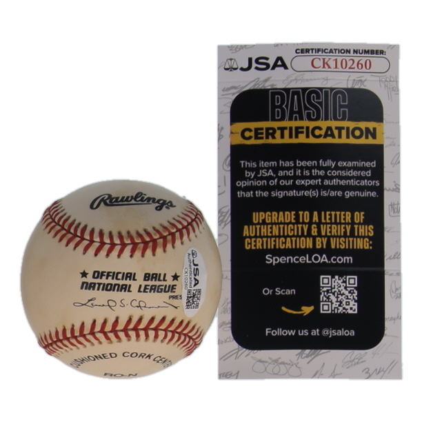 Ron Swoboda Signed ONL Baseball (JSA) at PristineAuction.com Ron Swoboda Signed ONL Baseball (JSA) at PristineAuction.com