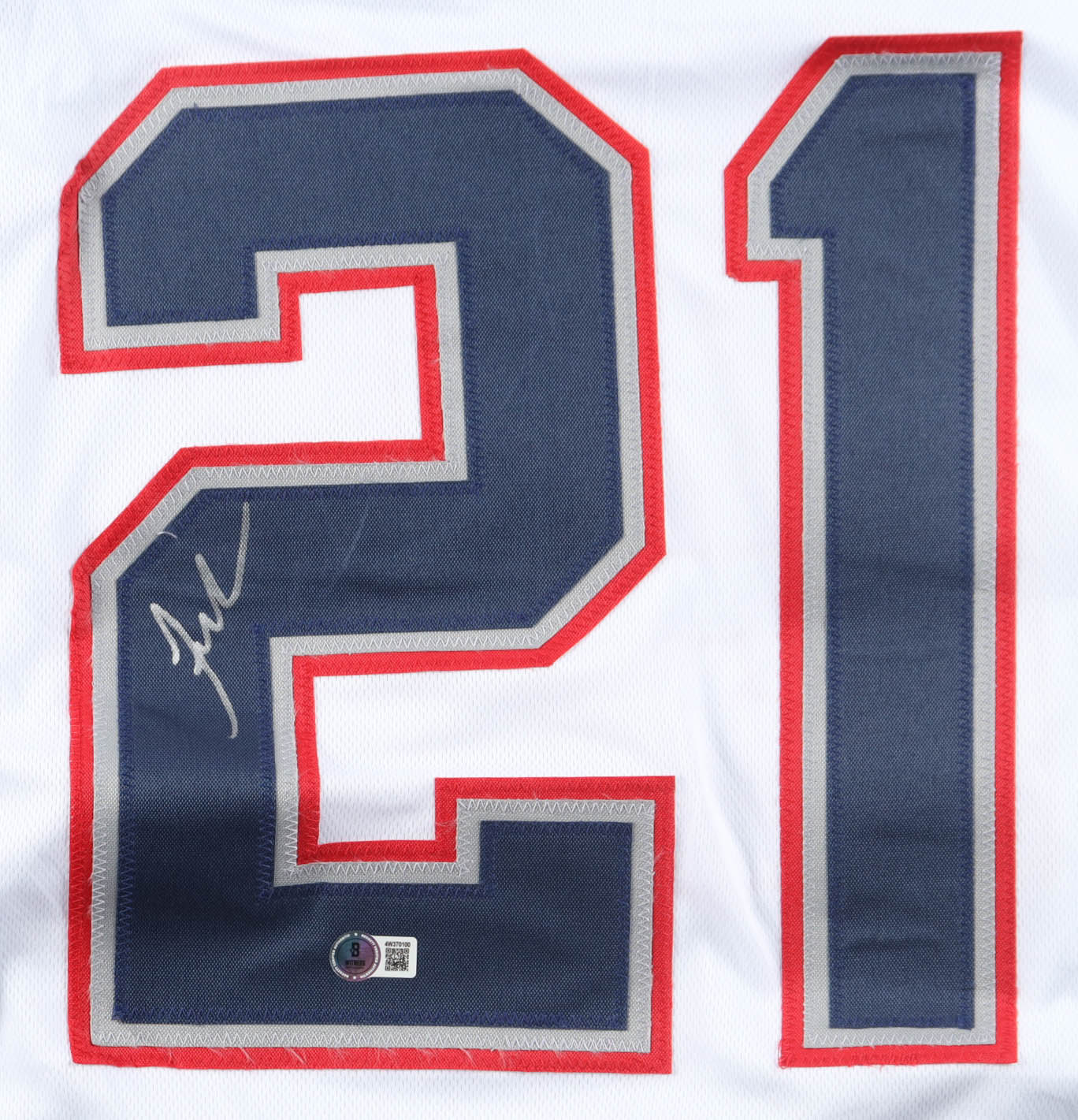 Jaylinn Hawkins Signed Jersey (Beckett) at PristineAuction.com Jaylinn Hawkins Signed Jersey (Beckett) at PristineAuction.com