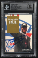 Shaquille O'Neal Signed 1992-93 Skybox Draft Picks #DP1 RC (BGS) at PristineAuction.com