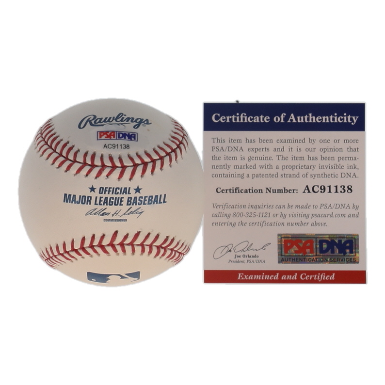 Mike Matheny Signed OML Baseball Inscribed "49th Cardinal Mgr." (PSA) at PristineAuction.com Mike Matheny Signed OML Baseball Inscribed "49th Cardinal Mgr." (PSA) at PristineAuction.com